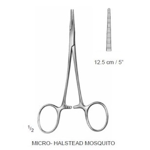 Micro-Halsted Mosquito Forceps