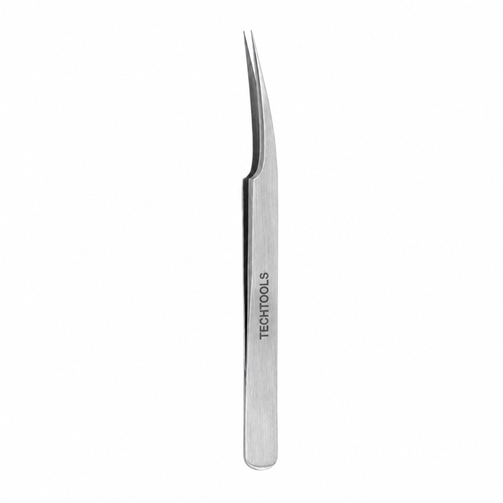 Jewelers Forceps Straight with Half-Tapered tip