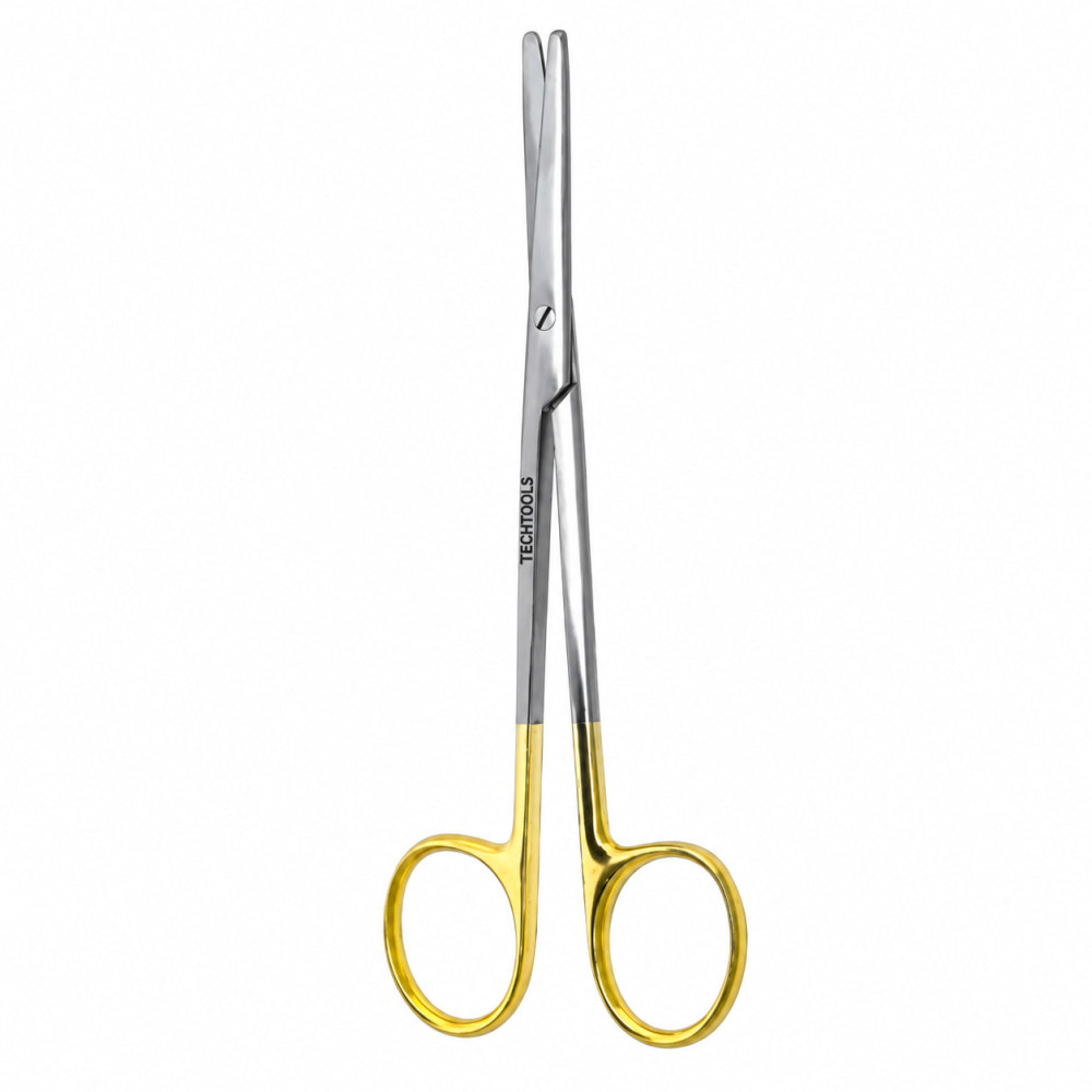 Metzenbaum Scissors Straight with Gold plated handle