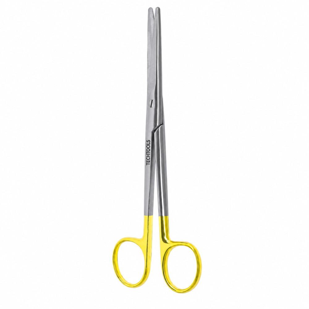 Mayo Scissors Straight with Gold plated handle