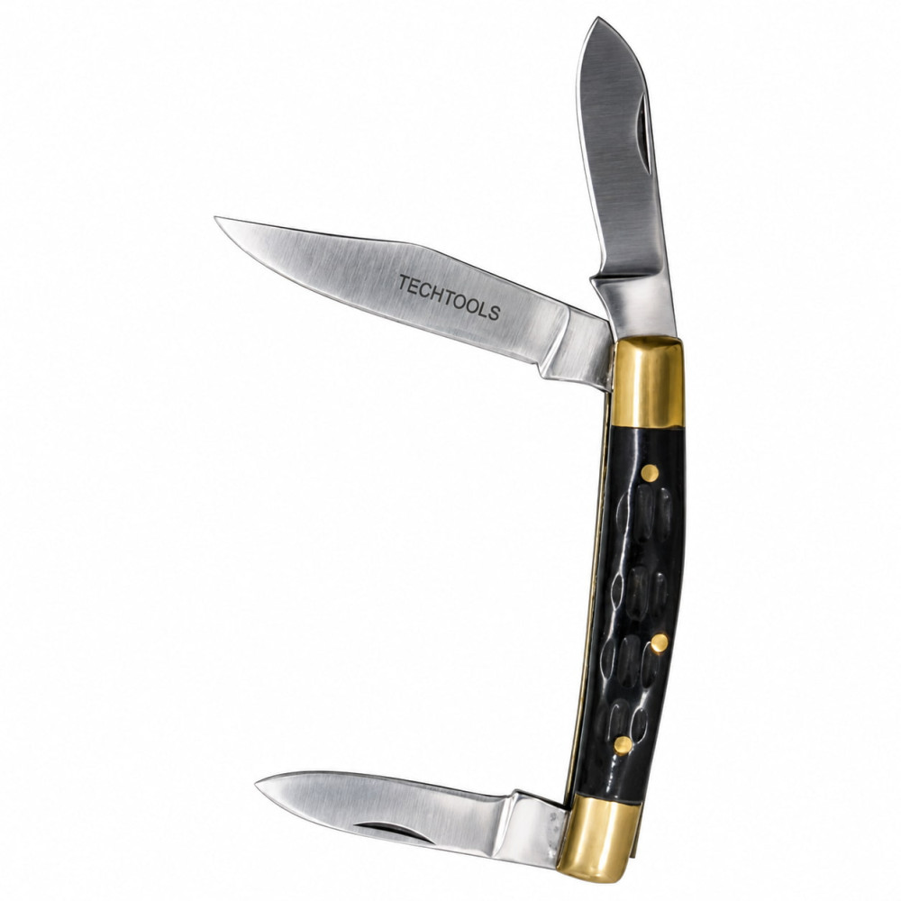 Buffalo Horn Handle Folding Knife