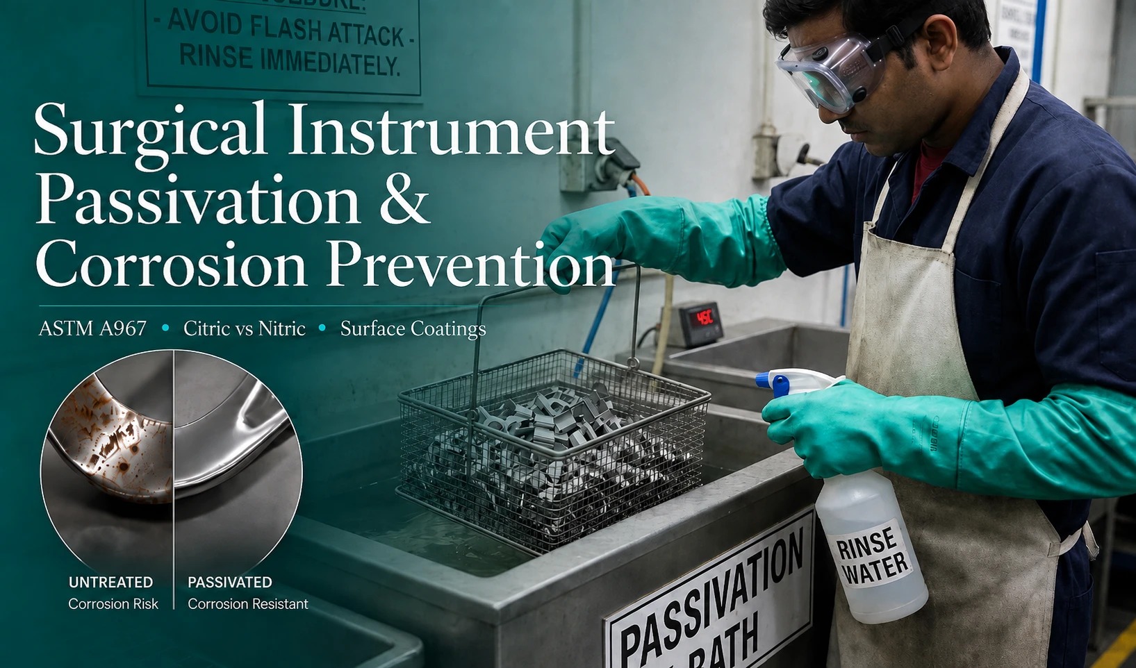 Surgical Metallurgy 101: Passivation, Surface Coatings, and Preventing Corrosion in Medical Tools